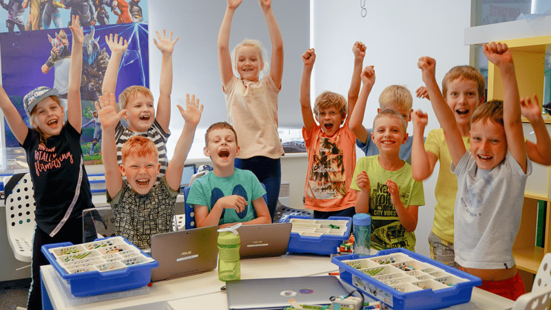 Playfully Brilliant, mentor-led summer camps designed just for kids.